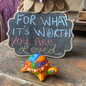402-You Are Glorious 🧡 Mexican Talavera Turtle